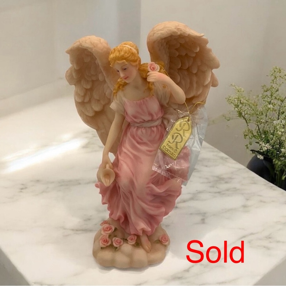 Roman Seraphim Classic Angel Rosalie ‘Nature’s Delight’ 1995 Retired Rare Beauty - Picture 1 of 10